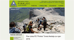 Desktop Screenshot of pd-pinklec.hr